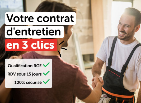 Contrat d'entretien de chaudière en ligne autour de Lyon